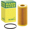 Image de MANN-FILTER HU 5001 z Filtre à huile Cartouche filtrante, avec joint d'étanchéite