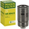 Image de MANN-FILTER WK 854/4 Filtre à Carburant Filtre vissé