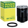 Image de MANN-FILTER WK 716/2 x Filtre à Carburant avec joint d'étanchéite