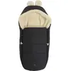 Image de Chancelière Capuche Souris En Laine Gris Foncé (0-12 Mois) Gris Foncé, Écru