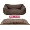 Image de Panier pour chien angulaire Trixie Marley Marron 80×60 cm 376996