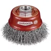 Image de OSBORN - Brosse coupe, fil acier ondulé avec filetage ou alésage pour meuleuses d'angle, diamètre 60mm - 613 161-0002