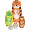 Image de Poupées Gigognes Tigre Tavi Et Ses Amis Orange