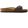 Image de Sandales Birkenstock Madrid Birko-Flor Birkibuc Marron 38 40091