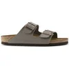 Image de Sandales Birkenstock Arizona Birko-Flor Birkibuc Gris 41 151211