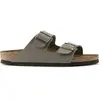 Image de Sandales Birkenstock Arizona Birko-Flor Birkibuc Gris 42 151211