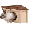 Image de Cabane d'angle pour rongeurs Kerbl Nature Beige 31x31x20 cm 82863