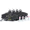 Image de TEXTAR 2146304 Jeu de plaquettes de frein Q+ contact de signal d'usure inclus, avec vis d'étrier de frein, avec accessoires