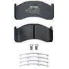 Image de TEXTAR 2913706 Jeu de plaquettes de frein non préparé pour l'indicateur d'usure, avec vis d'étrier de frein, avec accessoires