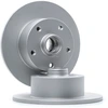 Image de RIDEX 82B1247 Disque de frein Essieu arrière, plein, nu/non protégé/non plastifié, Fonte, non-traité, avec moyeu de roue