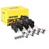 Image de TEXTAR 2626501 Jeu de plaquettes de frein préparé pour l'indicateur d'usure, avec vis d'étrier de frein, avec accessoires