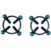 Image de Pinces à Tétons X Nipple Jewellery Bleu