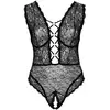 Image de Body ouvert dentelle fleurs noir GT