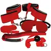 Image de Kit Bondage Rouge & Noir 6 Pièces