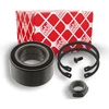 Image de FEBI BILSTEIN 05380 Kit de roulements de roue Essieu arrière droit, avec écrou d’essieu, avec anneau de freinage