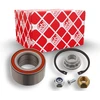 Image de FEBI BILSTEIN 08435 Kit de roulements de roue Essieu avant droit, avec matériel de montage/fixation