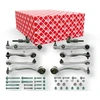 Image de FEBI BILSTEIN 24800 Kit de réparation, bras triangulaire ProKit sans barre/bielle de poussée, Essieu avant