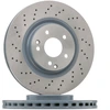 Image de FEBI BILSTEIN 26107 Disque de frein Essieu avant, perforé/ventilé de l'intérieur, revêtu