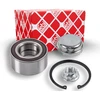 Image de FEBI BILSTEIN 37549 Kit de roulements de roue Essieu avant droit, avec écrou d’essieu, avec bague ABS