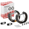 Image de FEBI BILSTEIN 37562 Kit de freins, freins à tambours avec matériel de montage/fixation, Essieu arrière