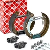 Image de FEBI BILSTEIN 38750 Kit de freins, freins à tambours avec matériel de montage/fixation, Essieu arrière