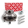Image de FEBI BILSTEIN 39916 Kit de roulements de roue Essieu arrière gauche, avec matériel de montage/fixation, avec bague ABS