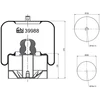 Image de FEBI BILSTEIN 39988 Soufflet à air, suspension pneumatique
