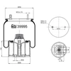 Image de FEBI BILSTEIN 39995 Soufflet à air, suspension pneumatique