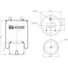 Image de FEBI BILSTEIN 40289 Soufflet à air, suspension pneumatique Essieu arrière droit