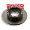 Image de FEBI BILSTEIN 40783 Disque de frein Essieu arrière, plein, revêtu, avec bague ABS