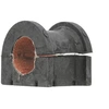 Image de FEBI BILSTEIN 42880 Silent Bloc De Barre Stabilisatrice Essieu avant, Caoutchouc