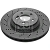 Image de FEBI BILSTEIN 43876 Disque de frein Essieu arrière, perforé/ventilé de l'intérieur, revêtu, à haute teneur en carbone