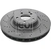 Image de FEBI BILSTEIN 44008 Disque de frein Essieu avant, perforé/ventilé de l'intérieur, revêtu, à haute teneur en carbone