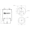 Image de FEBI BILSTEIN 44631 Soufflet à air, suspension pneumatique