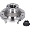 Image de FEBI BILSTEIN 45357 Kit de roulements de roue Essieu arrière gauche, avec écrou d’essieu, Roulement de roue intégré au moyeu de roue
