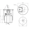 Image de FEBI BILSTEIN 46271 Soufflet à air, suspension pneumatique Essieu arrière