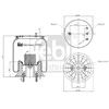 Image de FEBI BILSTEIN 47553 Soufflet à air, suspension pneumatique
