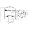 Image de FEBI BILSTEIN 49198 Soufflet à air, suspension pneumatique Essieu avant