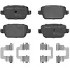 Image de MEYLE 025 245 3715 Jeu de plaquettes de frein ORIGINAL Quality, Essieu arrière, non préparé pour l'indicateur d'usure, avec tôle anti-bruit, avec accessoires