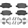 Image de MEYLE 025 231 3814 Jeu de plaquettes de frein ORIGINAL Quality, Essieu arrière, non préparé pour l'indicateur d'usure, avec vis d'étrier de frein, avec accessoires