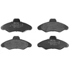 Image de MEYLE 025 211 7118 Jeu de plaquettes de frein ORIGINAL Quality, Essieu avant, contact de signal d'usure exclu, avec tôle anti-bruit