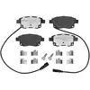 Image de MEYLE 025 244 8617/PD Jeu de plaquettes de frein MEYLE-PD Quality, Essieu arrière, contact de signal d'usure inclus, avec tôle anti-bruit