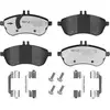 Image de MEYLE 025 243 0620-2/PD Jeu de plaquettes de frein MEYLE-PD Quality, Essieu avant, préparé pour l'indicateur d'usure, avec tôle anti-bruit, avec accessoires