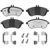Image de MEYLE 025 243 0620-1/PD Jeu de plaquettes de frein MEYLE-PD Quality, Essieu avant, préparé pour l'indicateur d'usure, avec tôle anti-bruit, avec accessoires