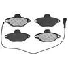 Image de MEYLE 025 214 3617/PD Jeu de plaquettes de frein MEYLE-PD Quality, Essieu avant, contact de signal d'usure inclus, avec tôle anti-bruit