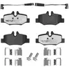 Image de MEYLE 025 240 0817/PD Jeu de plaquettes de frein MEYLE-PD Quality, Essieu arrière, contact de signal d'usure inclus, avec vis d'étrier de frein, avec accessoires