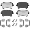 Image de MEYLE 025 246 0617-2/PD Jeu de plaquettes de frein MEYLE-PD Quality, Essieu arrière, non préparé pour l'indicateur d'usure, avec tôle anti-bruit, avec accessoires