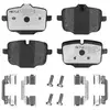 Image de MEYLE 025 247 0318/PD Jeu de plaquettes de frein MEYLE-PD Quality, Essieu arrière, préparé pour l'indicateur d'usure, avec tôle anti-bruit, avec accessoires