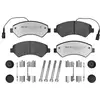 Image de MEYLE 025 244 6619-2/PD Jeu de plaquettes de frein MEYLE-PD Quality, Essieu avant, contact de signal d'usure inclus, avec vis d'étrier de frein, avec accessoires