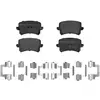 Image de MEYLE 025 244 8317 Jeu de plaquettes de frein ORIGINAL Quality, Essieu arrière, non préparé pour l'indicateur d'usure, avec tôle anti-bruit, avec accessoires
